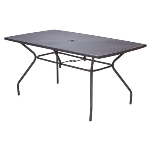 Bastenski sto metalni Melfi 150x90x74cm