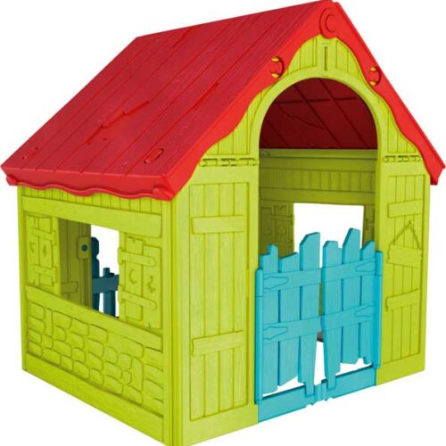 CURVER Kućica za decu Wonderfold play house zelena