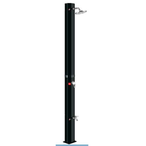 Solarni tuš 60 l sa slavinom za pranje nogu crni E-112