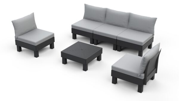 Baštenski Set Cantara Elements 5 Seater – Grafit