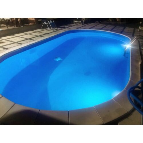 Ovalni montažni bazen GRE ukopni – set